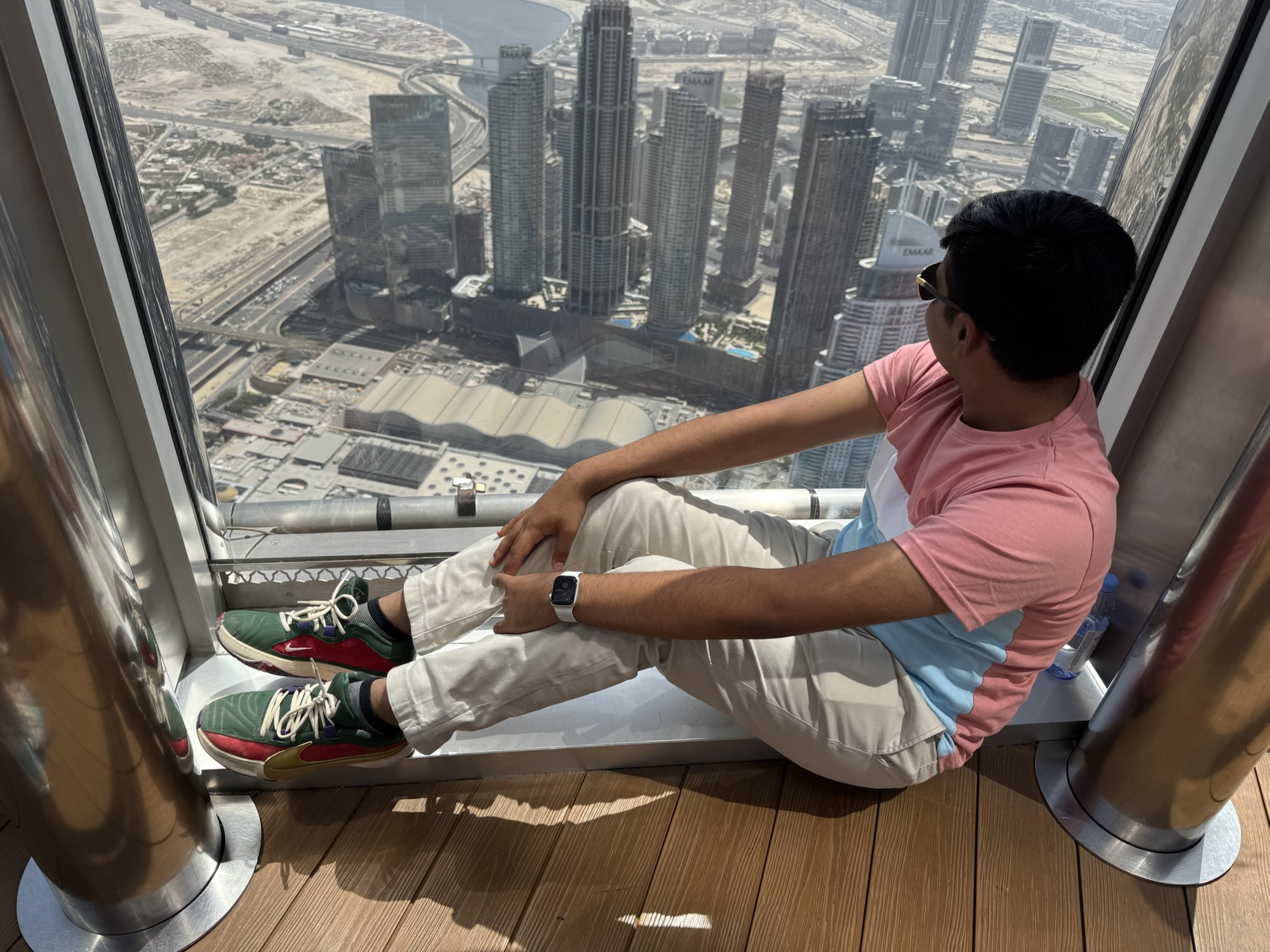 At the top of Burj Khalifa